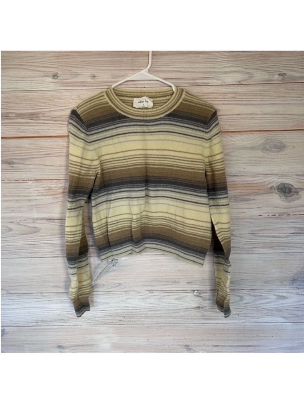 Artiza Wilfred Free Meadow Hush Knit Sweater Size M $89